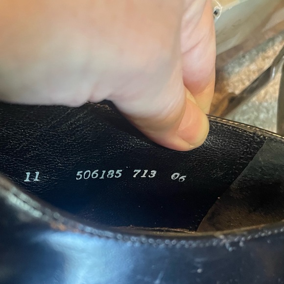 Florsheim Black Leather Size 11 #506185 Oxford Shoe - Picture 10 of 13